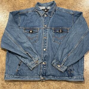 Vintage Wu Wear Denim Jacket Size 2XL 90s Wu Tang Clan Hip Hop